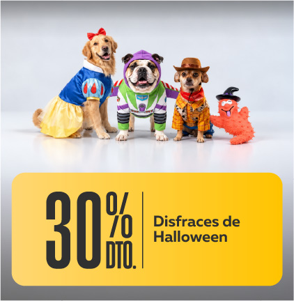 Halloween 30% de descuento en disfraces de Halloween