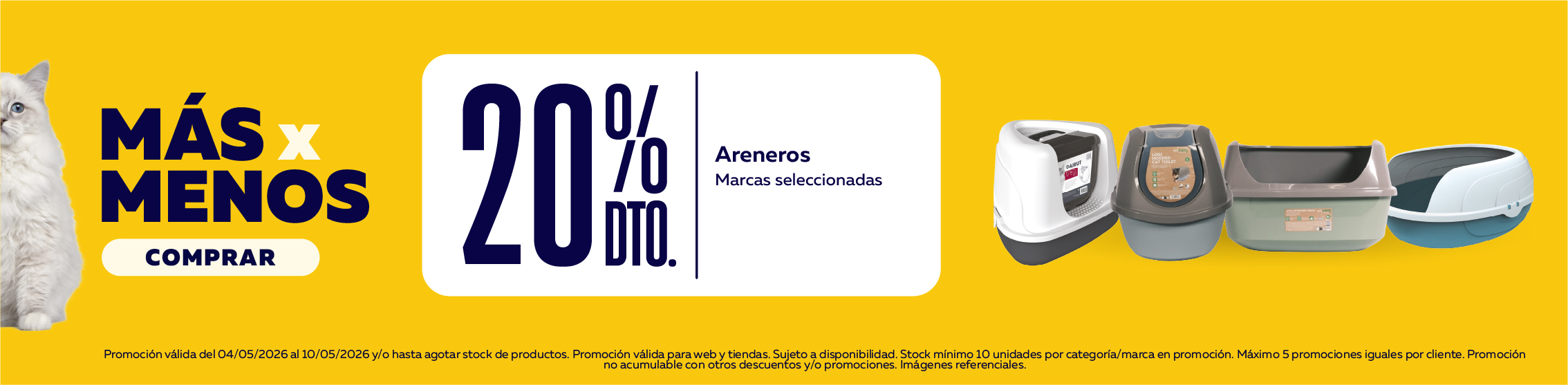 Mas x menos areneros