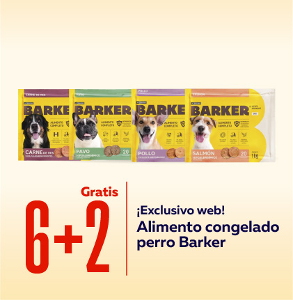 6+2 en alimento congelado Barker