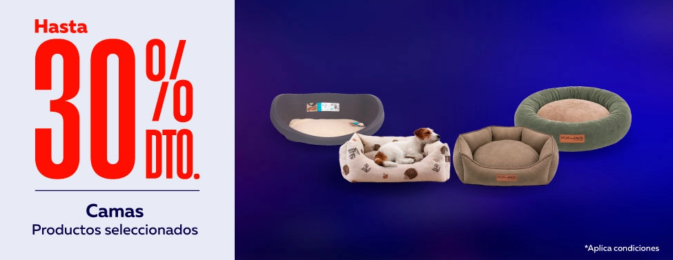Hasta 30% descuento camas Hasta 30% de descuento en camas