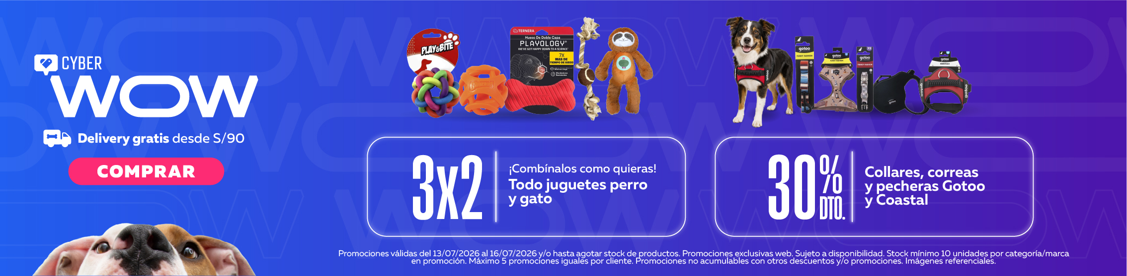 cyber wow juguetes y collares