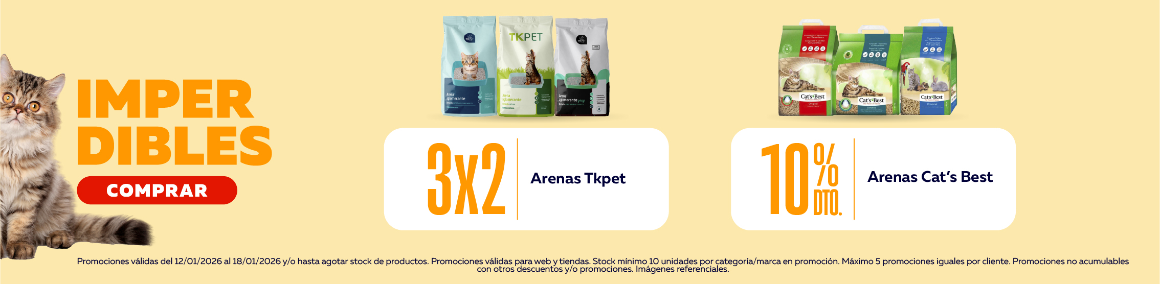 Imperdibles arenas