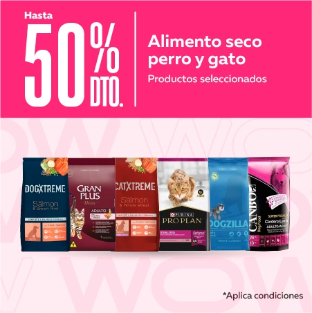 Alimento seco para perro y gato