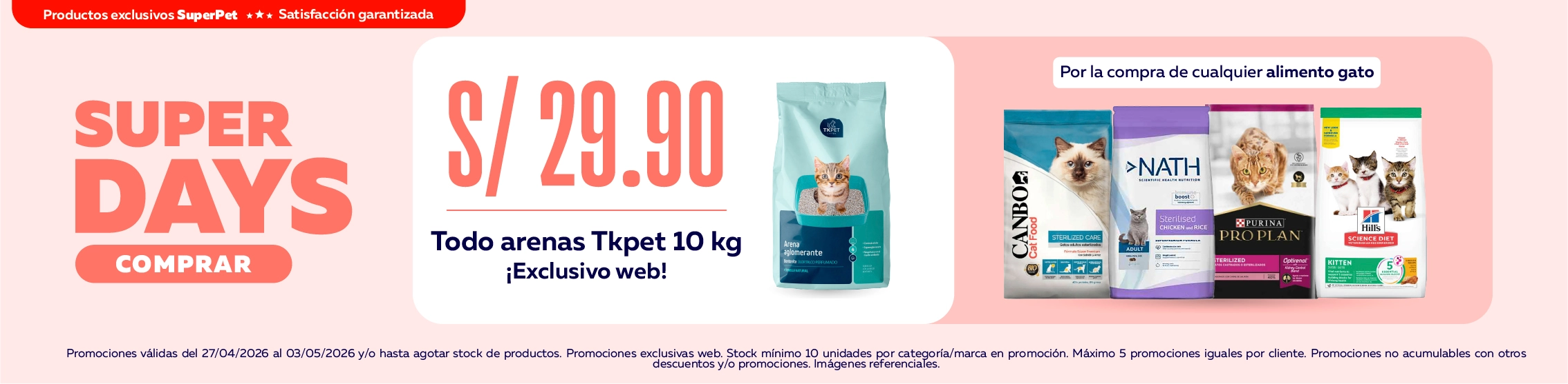 SuperDays Tk Pet S/29.90