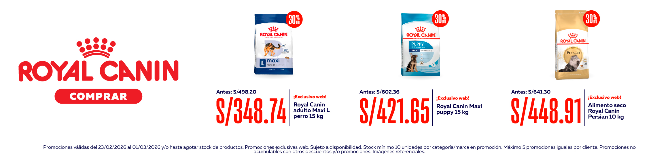 semana natural royal canin