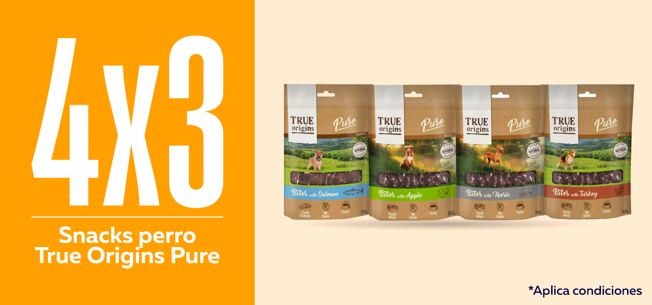 4x3 en snacks True Origins Pure
