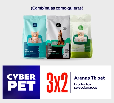 Cyber ofertas en Arenas Tk Pet