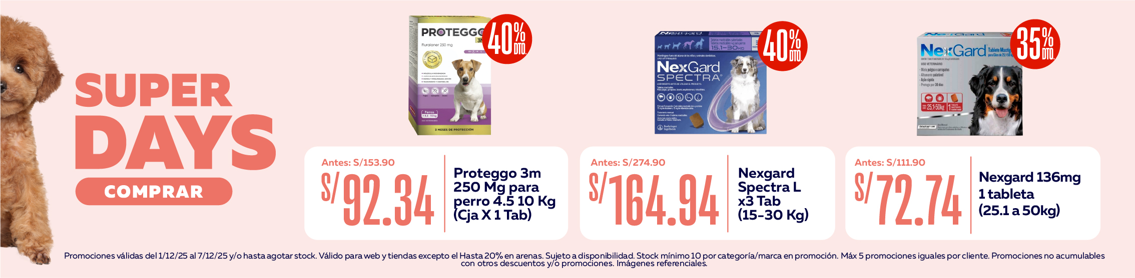 SuperDays antipulgas