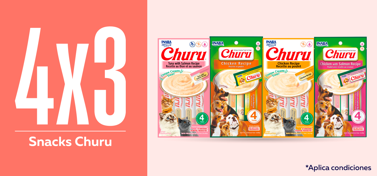 4x3 en snacks Churu
