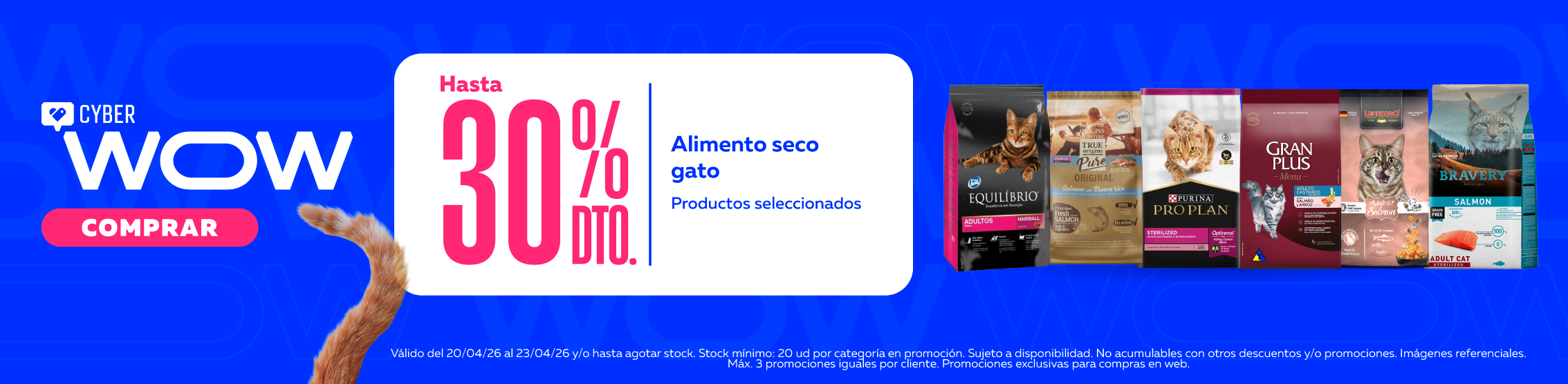 cyber wow alimento gato