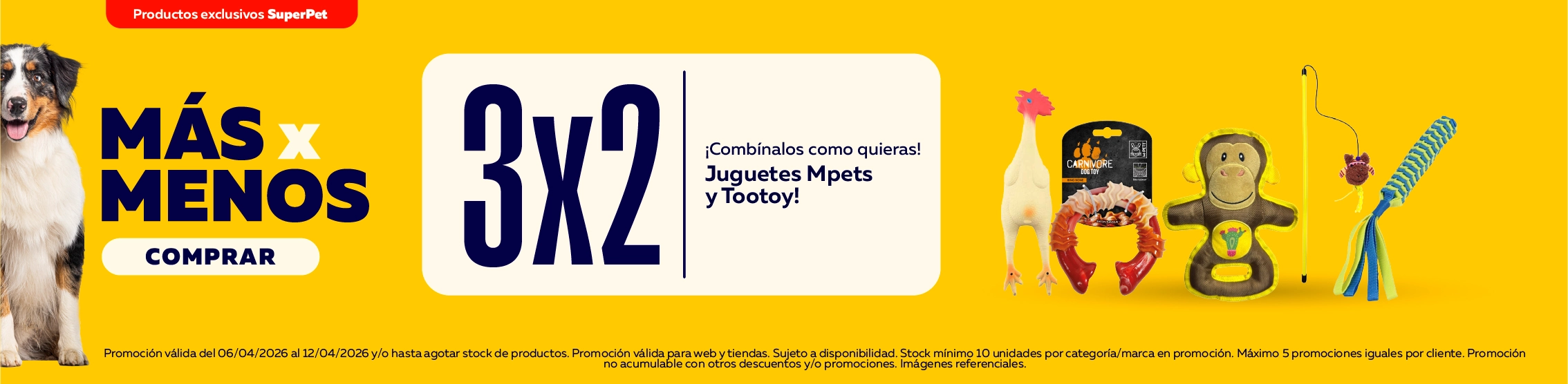 Mas x menos juguetes