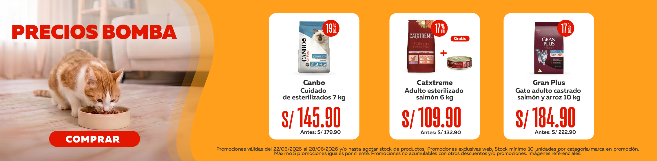 Imperdibles alimento gato