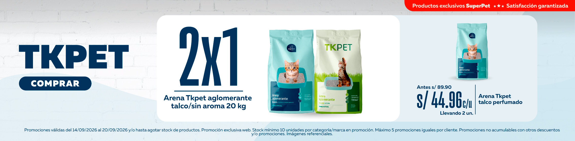 2x1 en arenas Tkpet