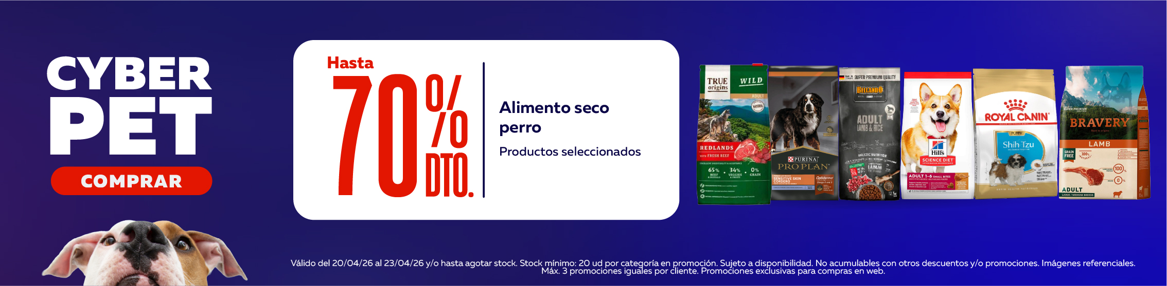 cyber pet alimento perro