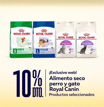 Barf ¡Exclusivo web! 10% de descuento en alimento seco Royal Canin productos seleccionados