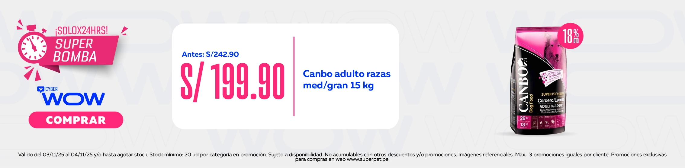 cyber wow bomba canbo