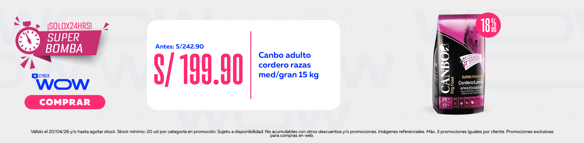 cyber wow bomba canbo