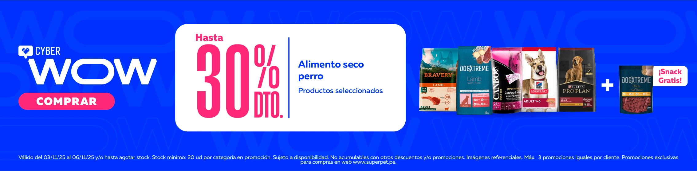 cyber wow alimento perro