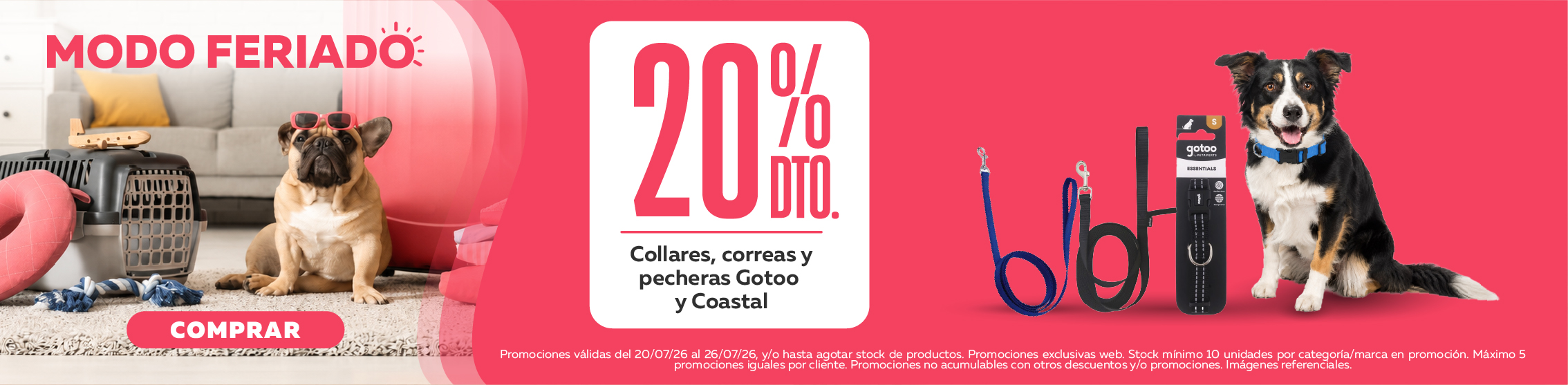 Modo Feriado collares y corras