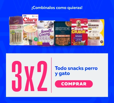 Cyber ofertas en Snacks para gato y perro