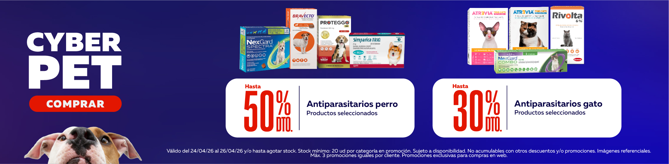 cyber pet antipulgas