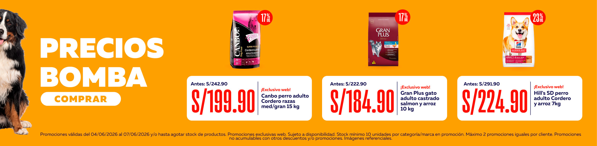 precios bomba