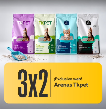 Arenas TK-Pet ¡Exclusivo web! 3x2 en Arenas TK-Pet