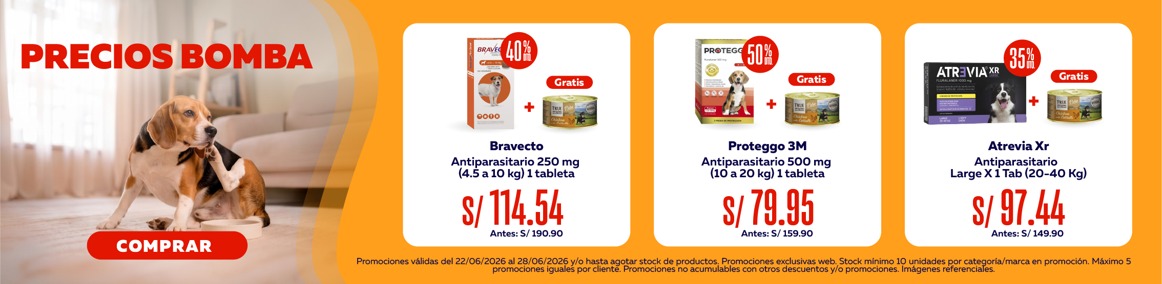 Imperdibles antipulgas