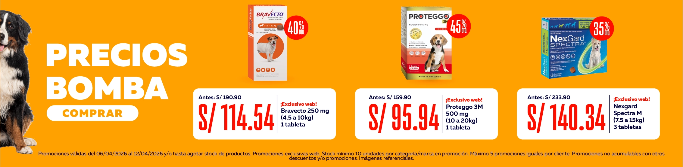 Mas x menos alimento antipulgas