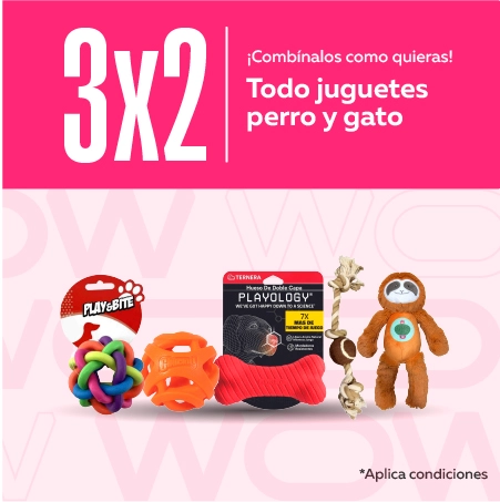 3x2 Juguetes 3x2 todo juguetes para perro y gato