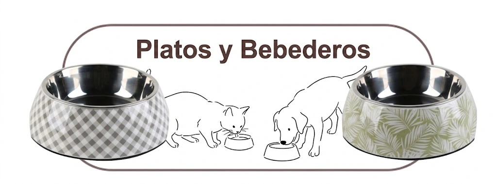 Platos y bebederos