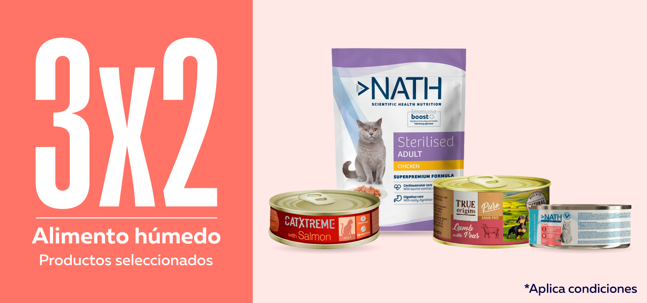 3x2 alimento húmedo