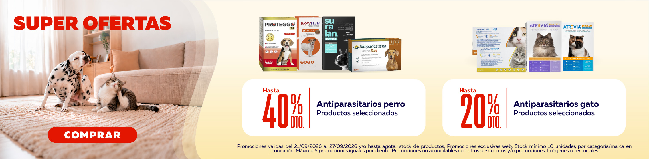 D&iacute;as sin Igv antipulgas