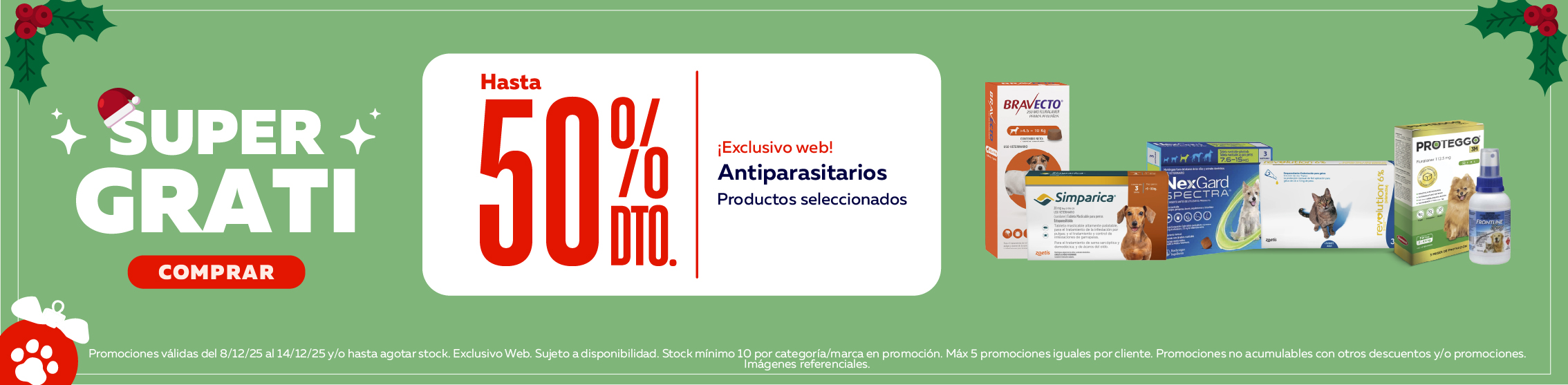 Super Grati antipulgas