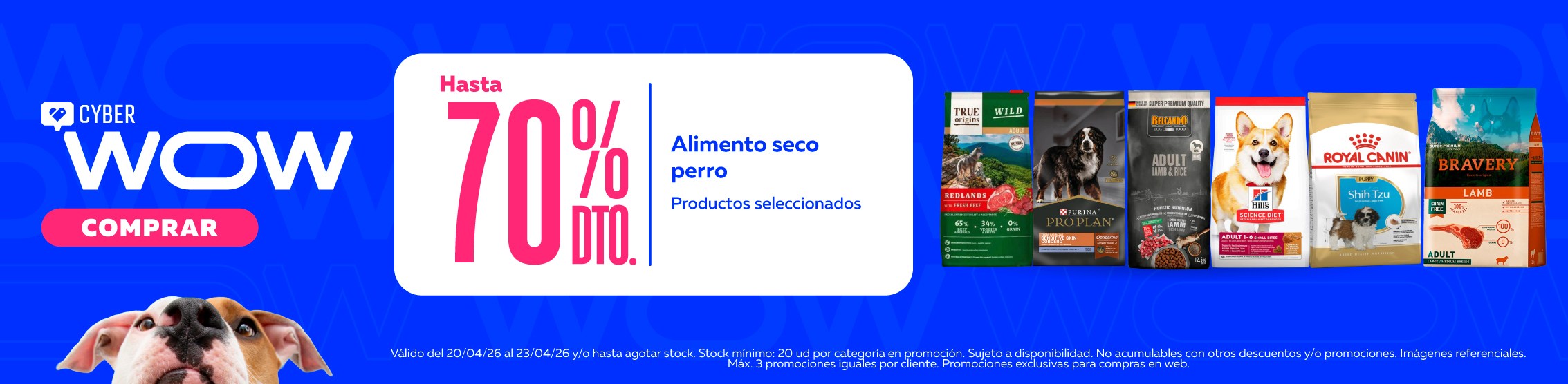 cyber wow alimento perro