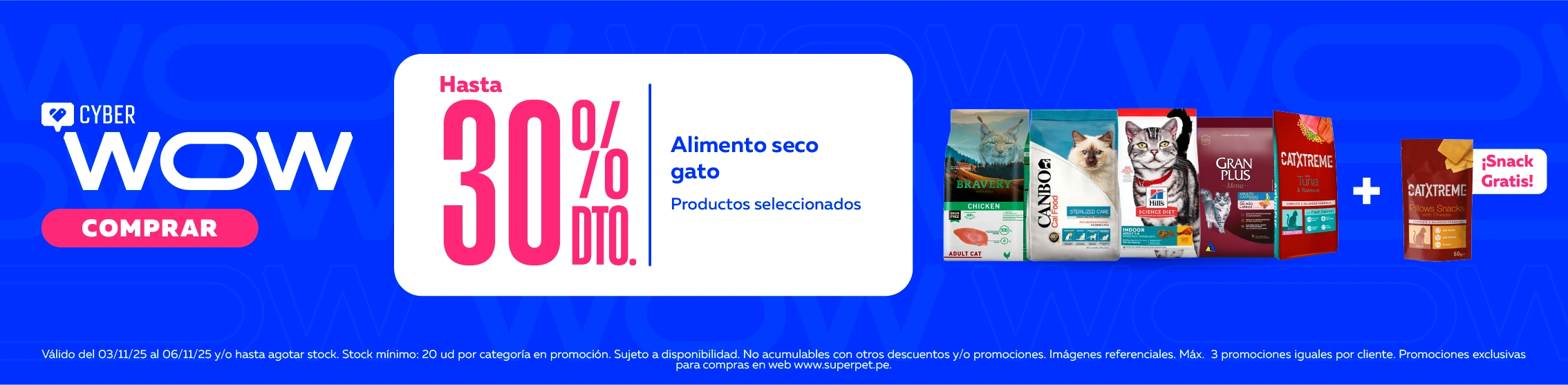 cyber wow alimento gato