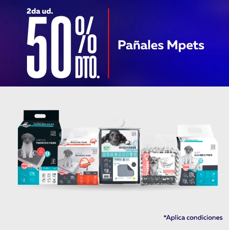 Hasta 50% dto en Pañales