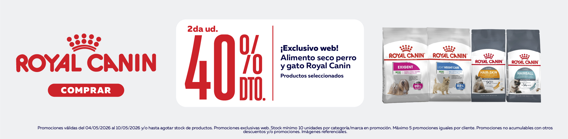 Mas x menos Royal Canin