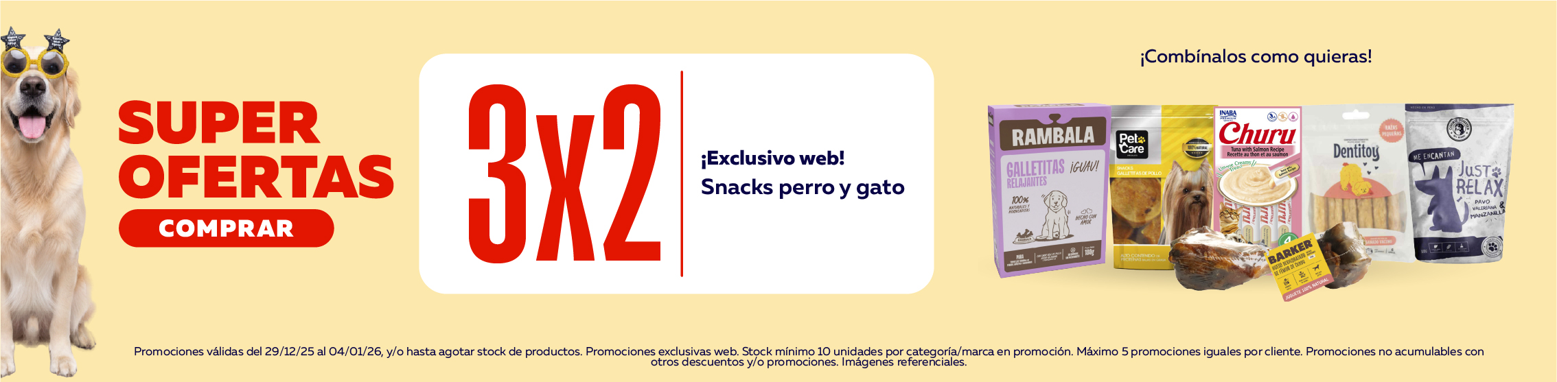 Super Fin de A&ntilde;o snacks