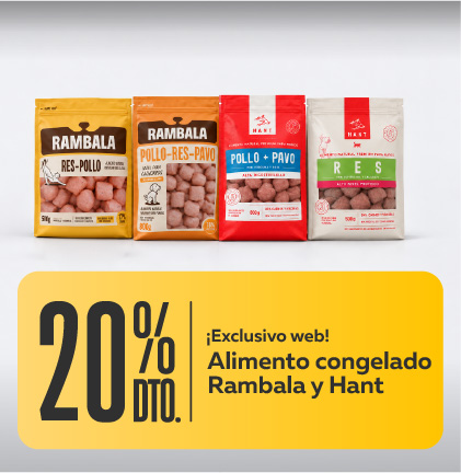 Alimento BARF ¡Exclusivo web! Alimento congelado Hant y Rambala