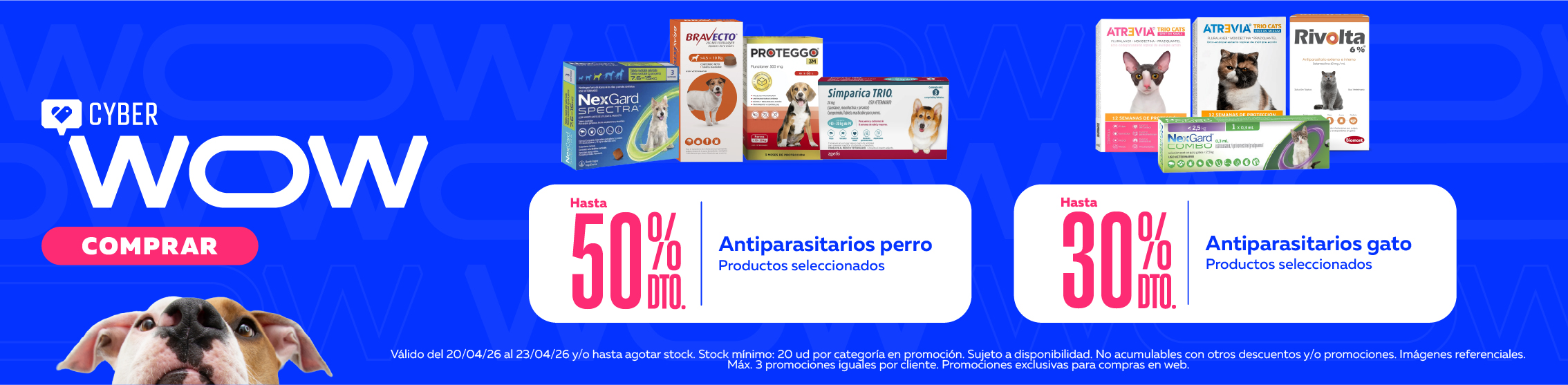 cyber wow antipulgas