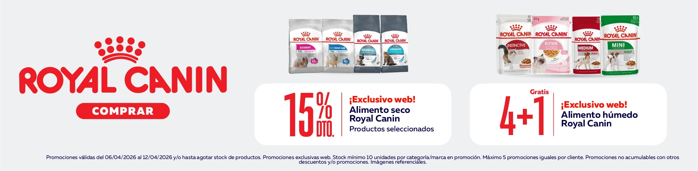Mas x menos Royal Canin