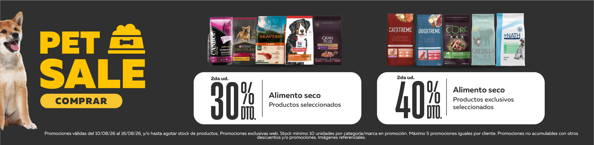 Pet Sale alimento seco