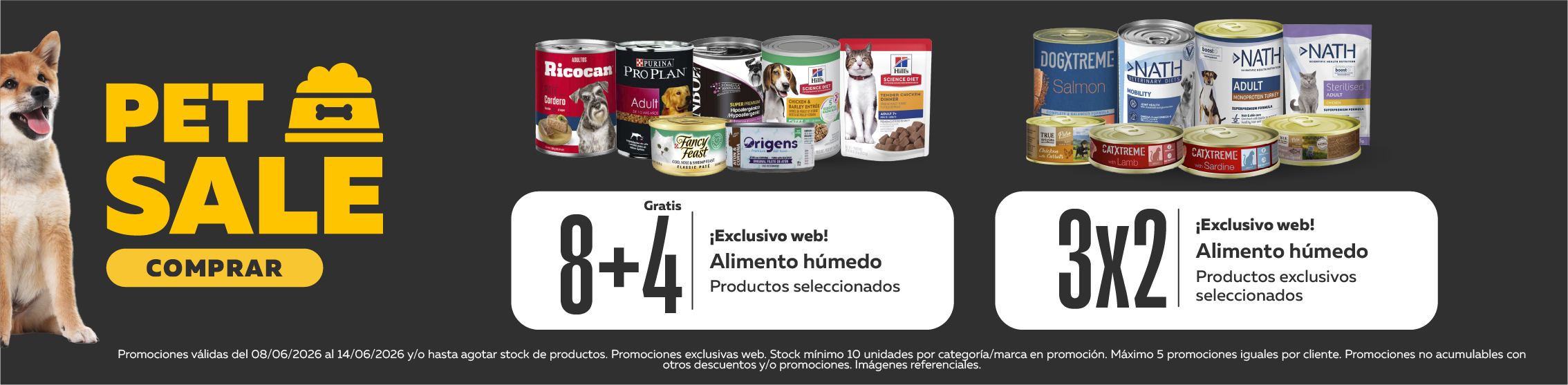 Pet Sale alimento h&uacute;medo