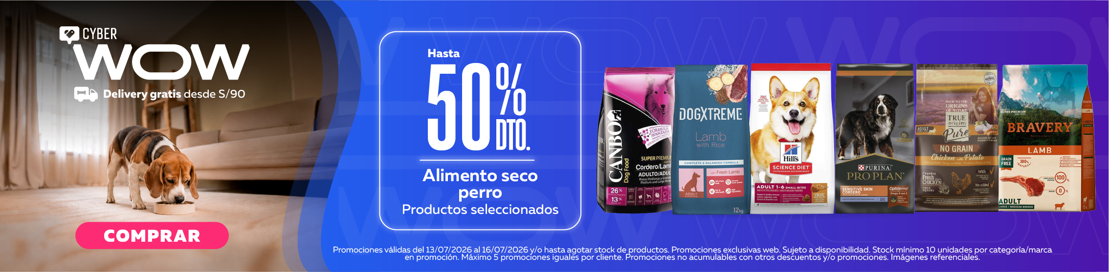 cyber wow alimento perro
