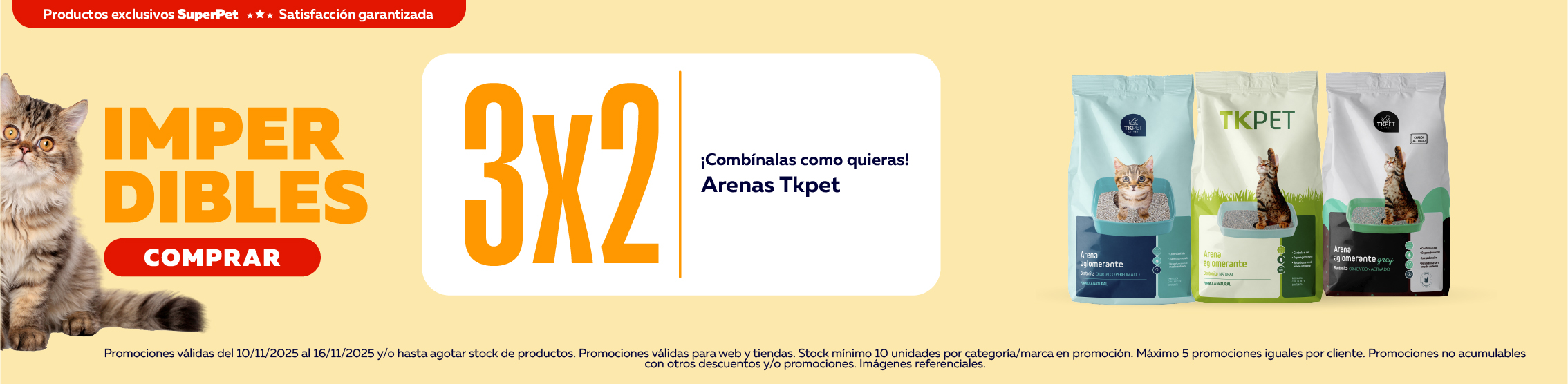 Imperdibles arenas