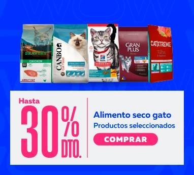 Cyber ofertas en alimento seco gato