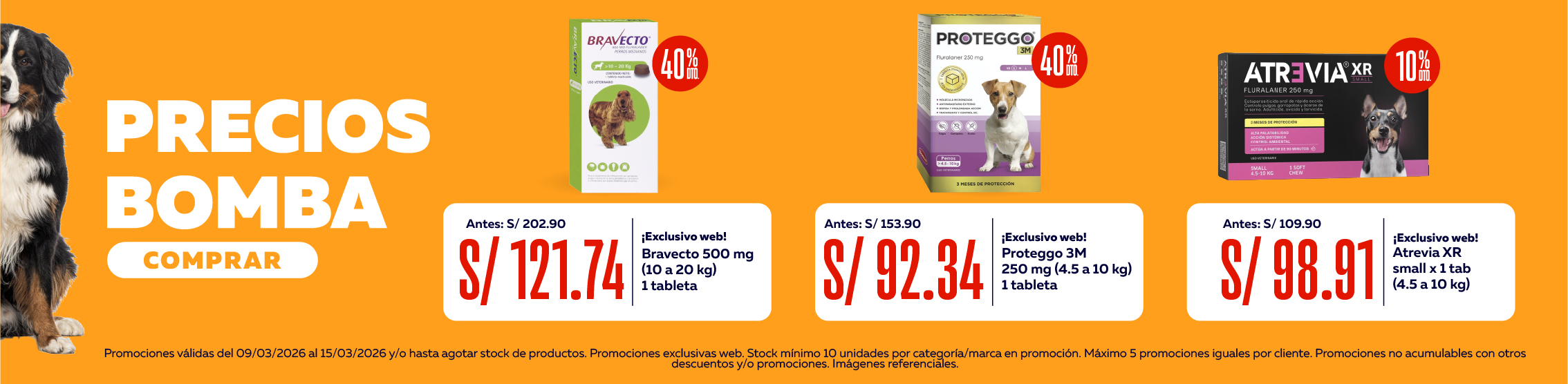 Imperdibles antipulgas