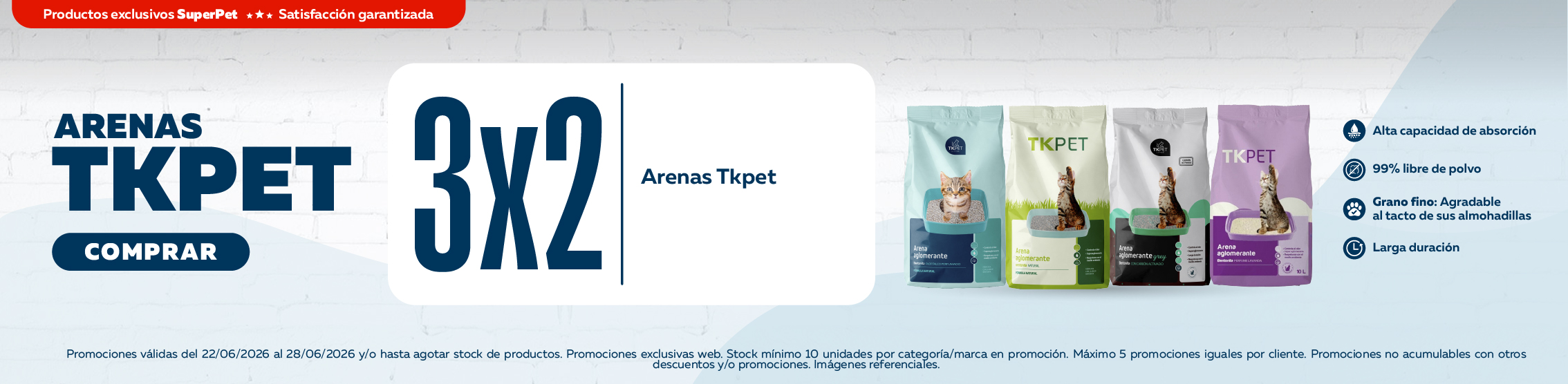 Imperdibles arenas