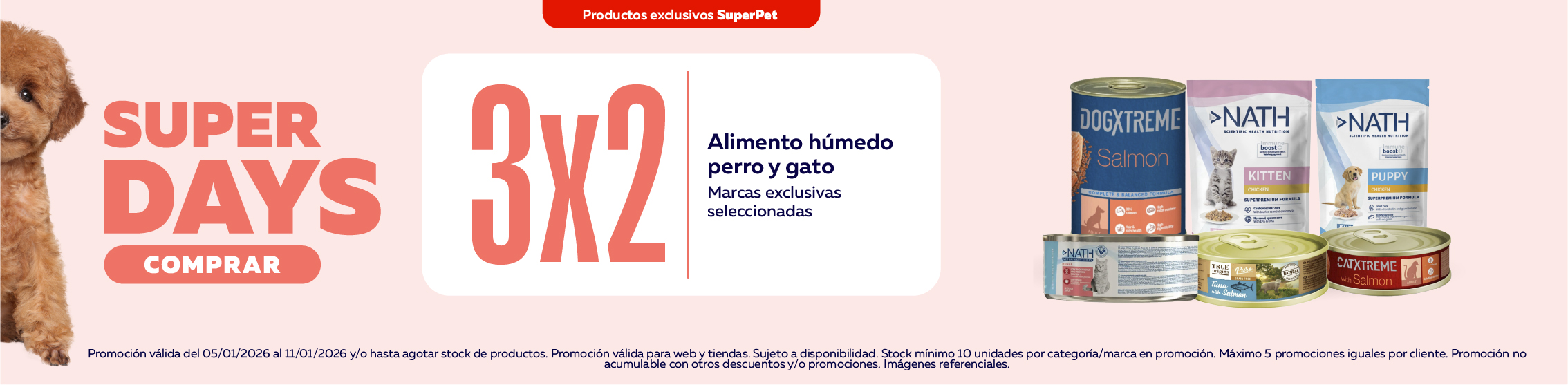 SuperDays alimento h&uacute;medo